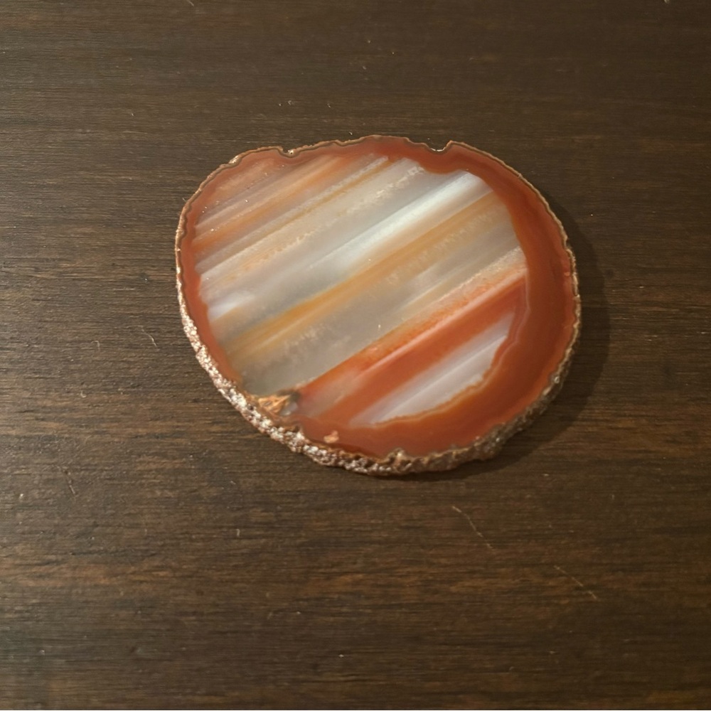 Authentic Agate Slice Coaster